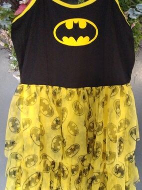 Batman Yellow and Black Logo Tutu Dress by Batman